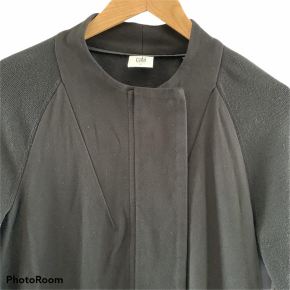 CAbi 3351 Tailor Ponte Knit Full Zip Coat Jacket - Picture 6 of 8